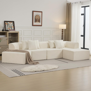 2026 Productos Únicos de Muebles para el Hogar en Alibaba, Sin Cantidad Mínima de Pedido, Embalaje Comprimido, Sofás Esquineros para Apartamentos Pequeños - Product Image 2