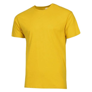 Camiseta de Verano para Hombre, de Algodón, Manga Corta, Color Puro, Ropa Masculina - Product Image 1