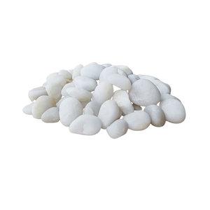 Vente directe d'usine Agate sculptée Pierres roulées Pierres précieuses blanches naturelles Technique dégringolée - Product Image 5