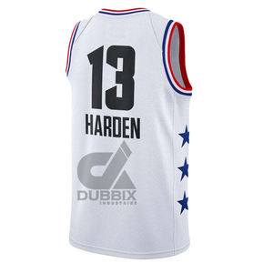 James Harden de haute qualité 2024 # Maillot de basket-ball cousu 13, personnalisable avec le nom et le logo de l'équipe, taille plus, tissu OEM pour hommes - Product Image 5