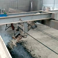 Machine à visser à double tige utilisée dans la ligne de production d'engrais organique à base de fumier de cheval