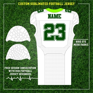 Conjunto de uniformes de fútbol americano por sublimación personalizada de alta calidad, uniformes de fútbol de poliéster, conjuntos de camisetas y pantalones de fútbol americano - Product Image 3