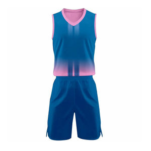 Vente flash Nouveau design Ensemble de maillot de basket-ball Logo personnalisé 100% polyester Unisexe Adulte Respirant Direct usine Meilleure qualité - Product Image 1