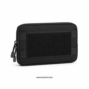 Pochette de poitrine Admin Panel Admin Pocket, Organisateur à boucles auto-agrippantes, Housse pour ordinateur portable MOLLE à profil bas pour cartes, Fermeture éclair, Pochettes en nylon - Product Image 1