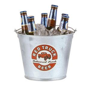 Stand Traditional Style Aluminum Wine Cooler with Handles 5L Capacity Durable for Ice <b>Drinks</b> and Party Use - Product Image 4