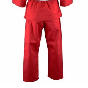 Uniforme de Karate Rojo de Último Diseño, 100% Algodón, Ligero, de Secado Rápido, Servicios OEM, Moda en Tendencia y Buena Venta - Product Image 4