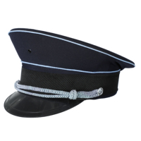 Gorra de moda clásica deportiva para banda de marcha con bordado y ribete, 100% poliéster, unisex, para fiestas, cuatro estaciones, precio bajo