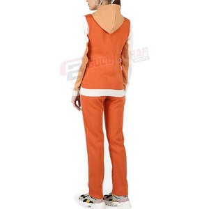 Ropa deportiva para correr con capucha y logotipo personalizado para mujer, chándal de invierno de 2 piezas, traje deportivo para correr con logotipo en el pantalón - Product Image 6