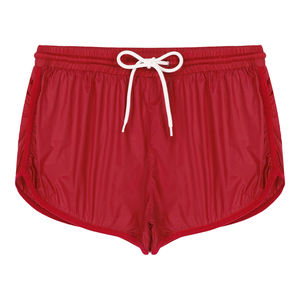 Pantalones cortos de gimnasio informales para hombre, material de LICRA de poliéster transpirable, pantalones cortos deportivos sólidos de alta calidad, bolsillos, cordón, secado rápido - Product Image 3