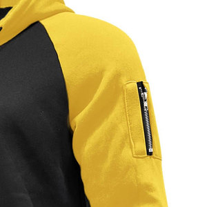 Automne Logo personnalisé réfléchissant Tech polaire pull survêtement hommes sweat à capuche ensembles Air couche coton hommes ensemble à capuche - Product Image 5