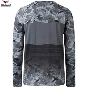 Camisetas de Manga Larga para Hombre, Personalizadas, con Serigrafía, Colores Sólidos, Ropa de Pesca, de Alta Calidad, Secado Rápido - Product Image 2