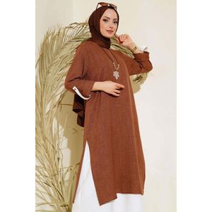 Robe Ensemble 2 Pièces Marron - Product Image 3
