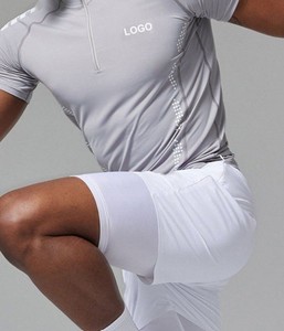 Entrenamiento Correr Fitness Camiseta Gimnasio Conjuntos de fitness Ropa de entrenamiento Chándal Hombres Entrenamiento y jogging Wear Chándal deportivo - Product Image 6