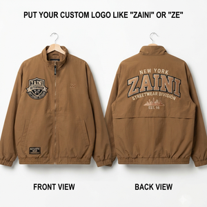 Men Windbreaker <b>Jacket</b> Plain Dyed Premium Waterproof Breathable Polyester Canvas Fabric <b>Lime</b> <b>Green</b> Custom Logo Lightweight High - Product Image 1