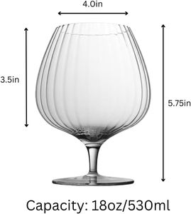 Verres à vin en <span class=keywords><strong>cristal</strong></span> vintage soufflés à la main 18 oz pour vin rouge whisky scotch - Product Image 4