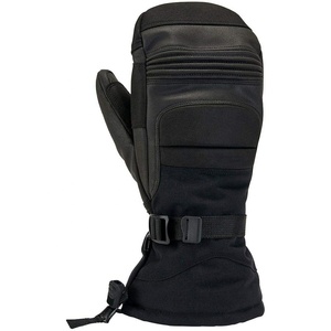 2025 mejores guantes de snowboard con aislamiento de cuero a prueba de viento impermeables con tecnología de pantalla táctil estilos personalizados al por mayor - Product Image 5