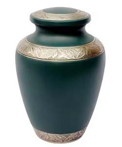 Handcrafted Elegant Large Adult Cremation Urn Memorial Decorative <b>Floor</b> <b>Vase</b> for Burial for Funeral Use - Product Image 2
