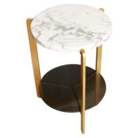 Ensemble de table à manger moderne en marbre incrusté avec pieds en métal, 4 places, meubles de salle à manger durables pour la maison, l'appartement, l'hôtel, la villa
