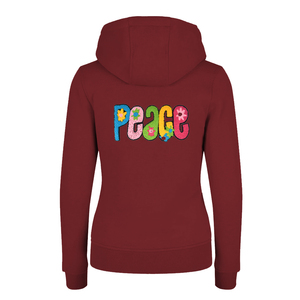 Sweats à capuche coréens en coton de conception personnalisée pour femmes pull à manches longues en chenille Patch Work Fashion Wear stylé - Product Image 3