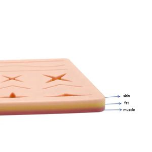 Tampon de pratique de suture pour étudiants en médecine en gros 3 couches pour la graisse de la peau et les muscles pour les étudiants Pratique du personnel de santé - Product Image 4