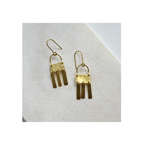 เครื่องประดับชั้นนํา ต่างหูทองเหลือง โบฮีเมียน สําหรับสุภาพสตรี ใช้ต่างหูแฮนด์เมด ขายสินค้า สินค้าคุณภาพดี - Product Image 1