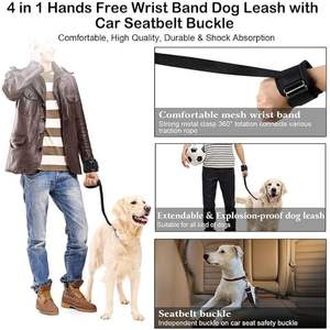 Guinzaglio per Cani Retrattile Classico Personalizzato in Gomma Solida, con Cinturino da Polso e Nastri - Product Image 5