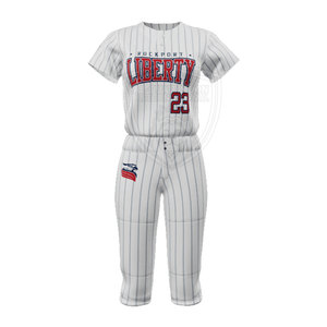 Uniforme d'équipe Impression de logo personnalisé Uniforme de softball Prix de gros En stock Uniforme de softball sportif - Product Image 4