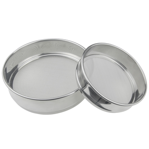 Tamis en fil d'acier inoxydable tissé de laboratoire, mailles 200, tamis d'échantillon de 20 cm, tamis standard en acier inoxydable 304 pour poudre médicale - Product Image 2