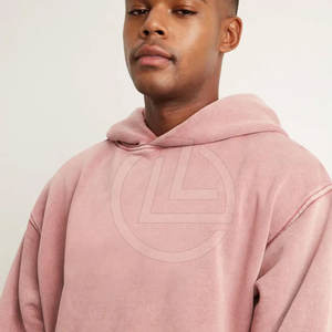 เสื้อฮู้ดซักกรดลำลองสำหรับผู้ชายมีฮู้ดปรับได้และเสื้อฮู้ดแบบสวมหัวสำหรับผู้ชายซักกรดทันสมัย - Product Image 5