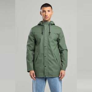 Chaqueta Impermeable Casual de Estilo Único para Hombre con Capucha para Invierno, Ropa de Calle 2025 - Product Image 6
