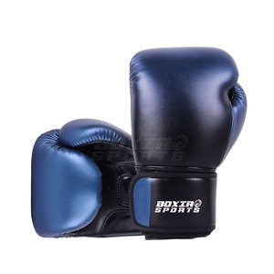 Guantes de boxeo de entrenamiento profesional de cuero PU de alta calidad con soporte de muñeca y diseño transpirable para artes marciales - Product Image 1