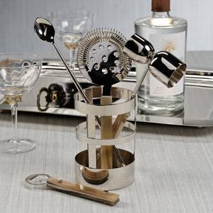 ชุดเครื่องมือบาร์สแตนเลสพรีเมียมพร้อมที่วาง อุปกรณ์ทำค็อกเทลระดับมืออาชีพ ทนทาน ทันสมัย จำเป็นสำหรับบาร์ที่บ้าน - Product Image 2