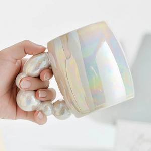 كوب ماء لامع لامع ثلاثي الأبعاد غطاء مرآة سائل لامع - Product Image 1