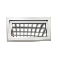 Caisses à oeufs carrées modernes Diffuseur d'air en aluminium CVC Plastique dispersé Plafond d'échappement Grille d'amortissement pour moderne