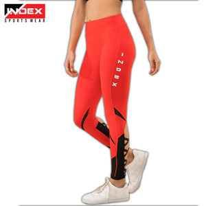 Mallas de gimnasio de cintura alta para mujer de la mejor calidad para entrenamiento físico Venta caliente al por mayor Logotipo de cintura impreso personalizado-para Yoga - Product Image 2