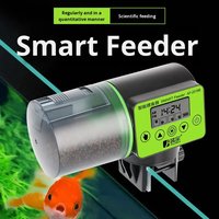 Distributeur automatique de nourriture pour aquarium, distributeur automatique de nourriture pour poissons, minuterie réglable, portion de 200 ml, grande capacité pour les vacances, réservoir