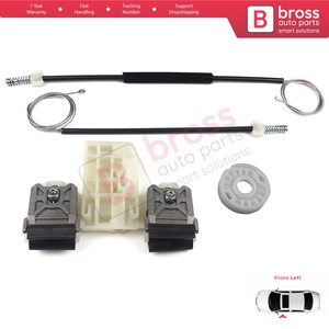 ชุดซ่อมกระจกหน้าต่าง BWR5074ด้านหน้าซ้ายสำหรับ Fabia MK2 5J มก. 542 545 2006-2014 5J1837401 5ประตู - Product Image 2