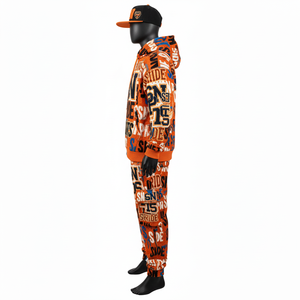 Ensemble de survêtement décontracté unisexe à séchage rapide, tailles adultes, léger, respirant, 100% coton, fabricant OEM, logo personnalisé - Product Image 4