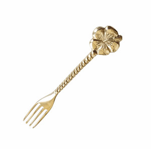 Cubiertos de latón hechos a mano decorativos de estilo indio, tenedor, cuchara, vajilla, artículos de uso para cena, buen aspecto para la venta - Product Image 2