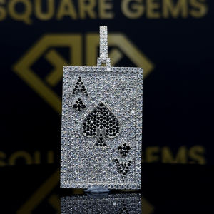 Cadena de eslabones cubanos de plata de ley chapada en oro rosa VVS Baguette Moissanite Iced Out Hip Hop colgante de cadena con nombre personalizado - Product Image 2