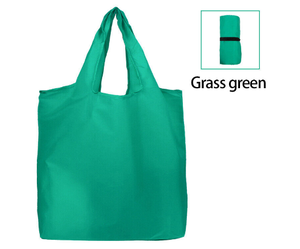 ถุงใส่ของชำขนาดใหญ่แบบใช้ซ้ำได้มีหูหิ้วเสริมแรงลายทางทนทานสามารถซักได้โลโก้ตามต้องการ - Product Image 4