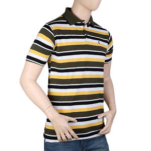 Men's Collar <b>Half</b> <b>Sleeve</b> <b>T</b>-<b>Shirt</b> - Multi - Multi - Product Image 1