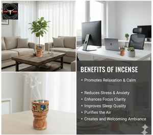 Brûleur Bakhoor religieux en bois d'acacia fait à la main avec laiton et incrustation de résine violette porte-encens décoratif pour la décoration intérieure - Product Image 3