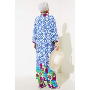 ชุดกิโมโนแขนยางยืดดีไซน์ทรงแซ็กลำลองของผู้หญิง - Product Image 2