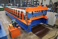 Máquina Automática Modelo 1064 para Formar Rollos de Tejas Corrugadas, Máquina para Fabricar Láminas Metálicas Onduladas