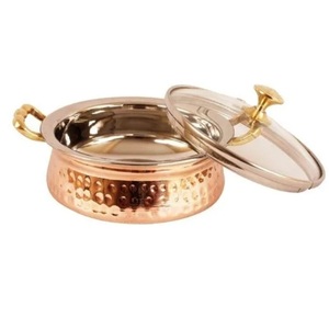 Olla de cocina de alimentos niquelada brillante, contenedor de alimentos, cazuelas, ollas para servir, cena, fiesta, catering, uso - Product Image 6