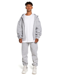 Latest Style Zip Tracksuits Hooded Collar Midweight Breathable Oversized Custom <b>Embroidery</b> Design 100% Cotton Winter Solid 2 - Product Image 1
