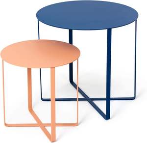 Mesa de metal de hierro hecha a mano de primera calidad, ideal para decoración de muebles de oficina y restaurante en casa contemporánea - Product Image 1