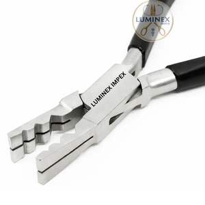 LUMINEX IMPEX High Quality Stainless Steel Flat Nose <b>Pliers</b> Super Fine Tip Box Joint | Precision Jewelry Making Tool Ring Making - Product Image 2
