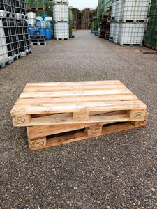 Palette en acier recyclé robuste et durable Euro EPAL double face 1200x800 - Product Image 2